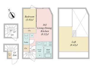 Grande House 梅島【3階】の間取り