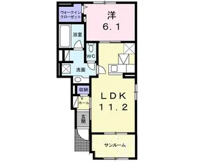 パーチェ II【1階】の間取り