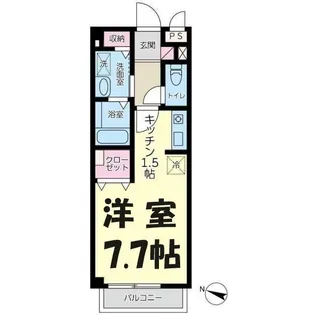 サンバティーク【3階】の間取り