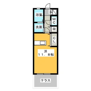 コンフォールI【1階】の間取り