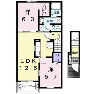 アビエンテ【2階】の間取り