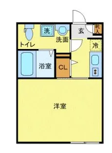 ラフィーネ大和【3階】の間取り
