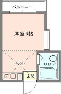 シティパレス清水町I【1階】の間取り