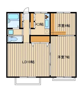 グリーンヒルズ【2階】の間取り