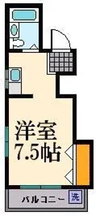 第7タカサハイム【3階】の間取り