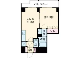エスティメゾン中野【8階】の間取り