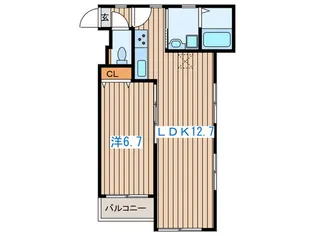 シャルゼ渋谷本町【3階】の間取り