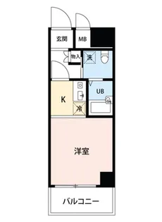 モンテベルデ第3横浜【4階】の間取り