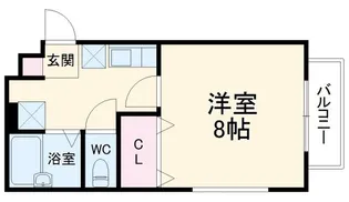 ウィズファニーII【1階】の間取り
