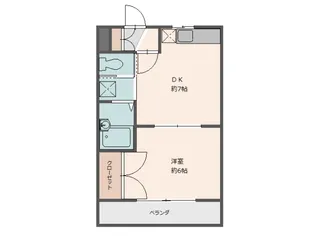 タウン箕輪【2階】の間取り