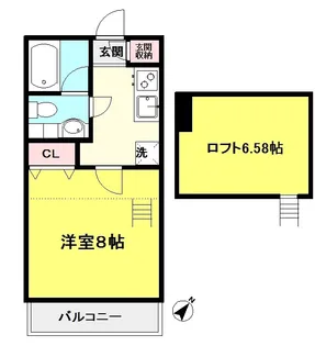 オークヒルズ【2階】の間取り