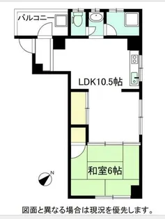 亀鶴ビル【3階】の間取り