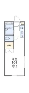 レオパレス駒の舞【1階】の間取り