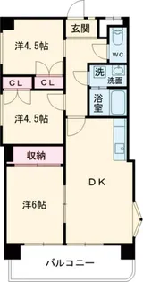 エスポア【3階】の間取り