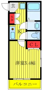 CORDEA新井宿【2階】の間取り
