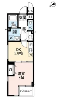 プレール・ドゥーク成増II【1階】の間取り