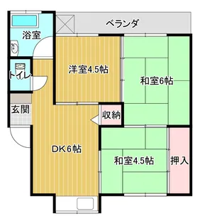 馬服マンション【3階】の間取り