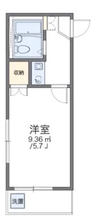 レオパレス樹林【2階】の間取り