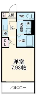 GRADUS京成稲毛II【2階】の間取り