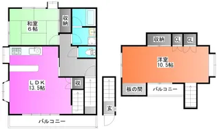 NSハウス【2階】の間取り