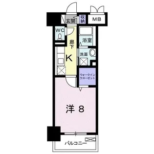メゾン ラフレシール【6階】の間取り