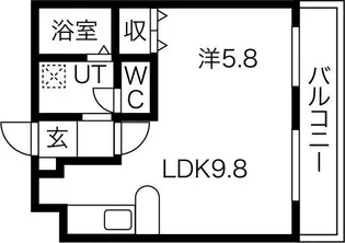 フローレンス本郷【3階】の間取り