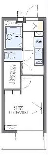 レオパレスSmile S【3階】の間取り