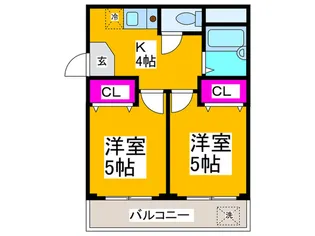アコール壱番館【2階】の間取り