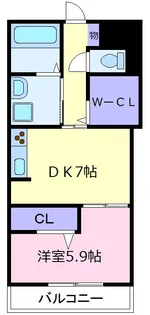 シャーメゾンヴェルデ【1階】の間取り