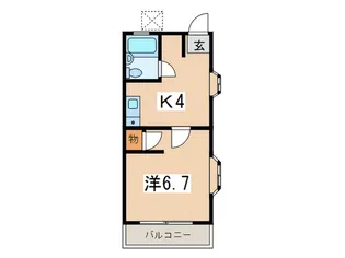 ビラ・イシハラ【3階】の間取り