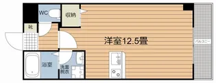リ・バース郡元【4階】の間取り