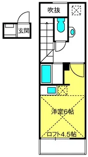 プルミエール塚越【2階】の間取り