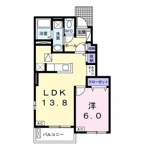 マーベラス【1階】の間取り