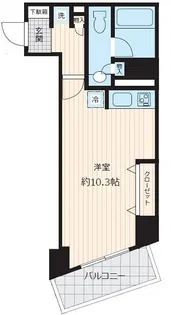 ロワジール三軒茶屋【3階】の間取り