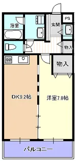 スプランドール戸田【1階】の間取り