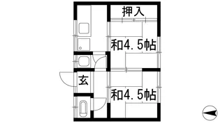 スズランハイツ【2階】の間取り