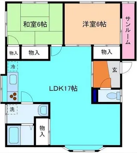 グランディール【1階】の間取り