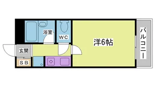 第6パークビル【1階】の間取り