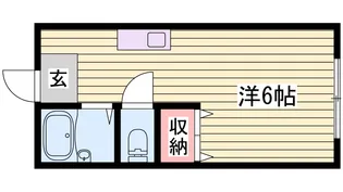 ハミング玉手【2階】の間取り