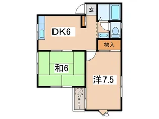 コ-ポKの間取り