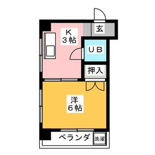 コーポみゆき【2階】の間取り