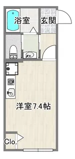 アゴラ三春町【1階】の間取り