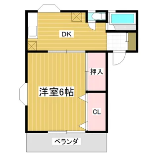 シャトル加茂【2階】の間取り