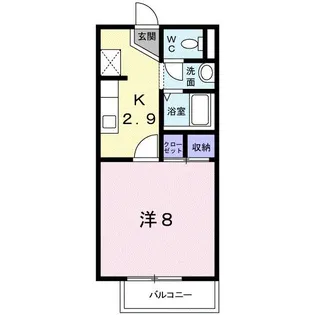スカイヒルズ【1階】の間取り