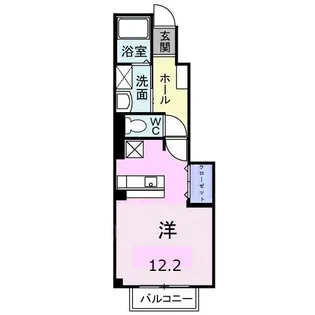 香川県高松市香川町川東下【アパート】の間取り