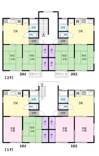 アルシェ桜沢【1階】の間取り