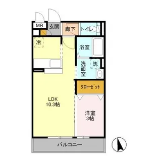 ブリックガーデン【2階】の間取り