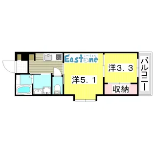 BRISTOL K(ブリストル ケー)【4階】の間取り
