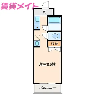 ジョイフル江島【2階】の間取り