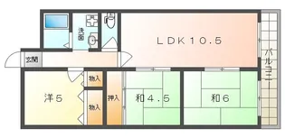 ウエストコート【1階】の間取り